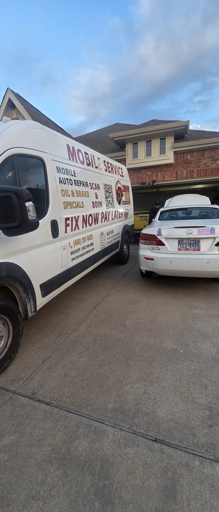 Mobile automotive service process
