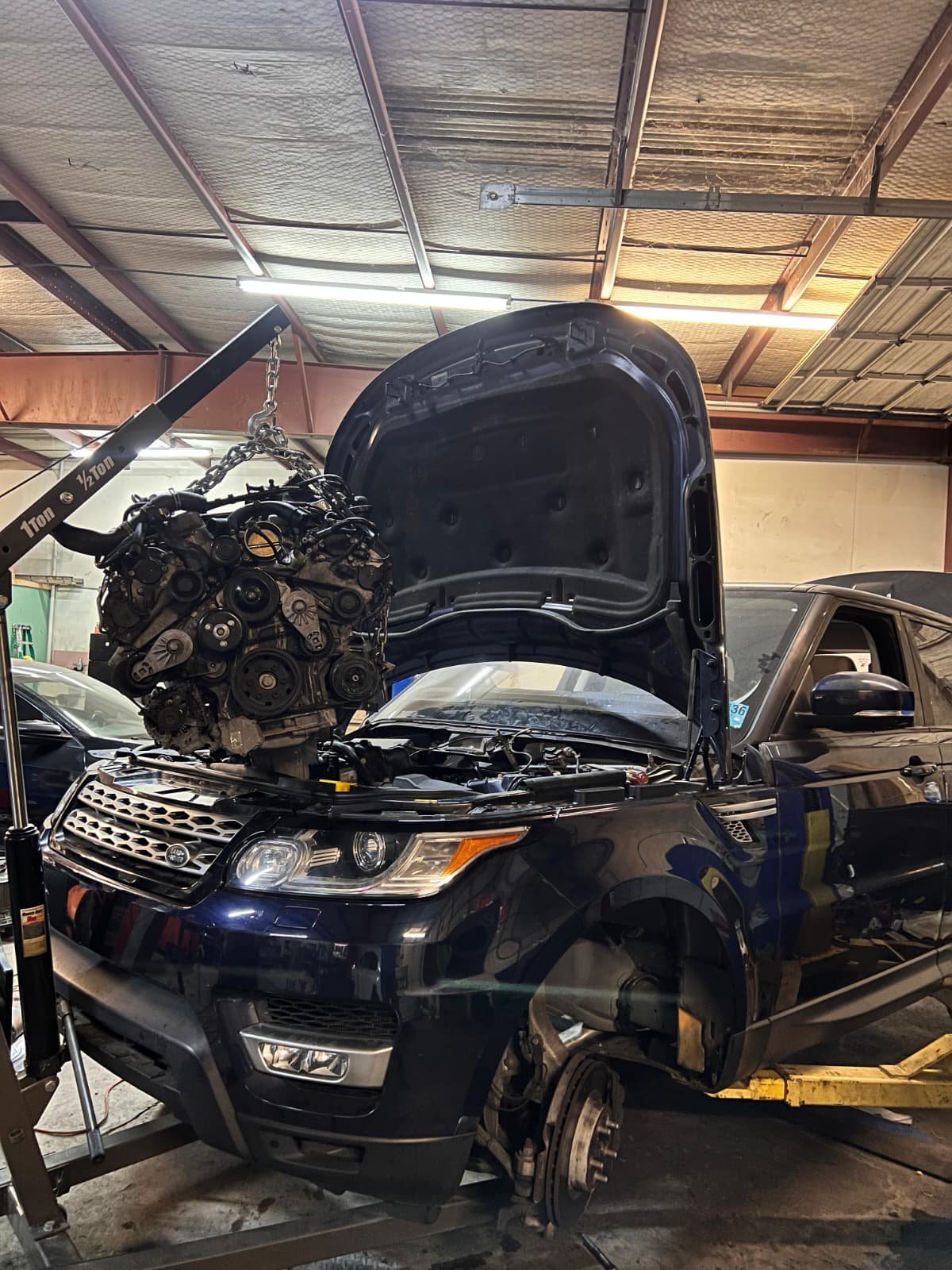 Vehicle repair workshop